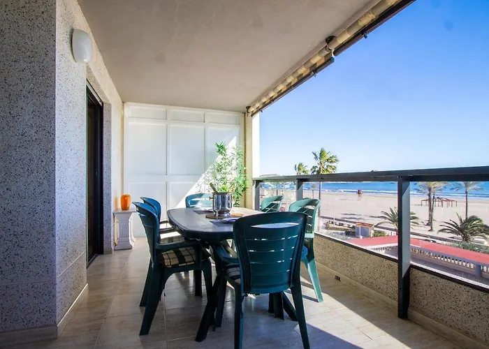Espacio 2 Primera Linea De Playa דירה *